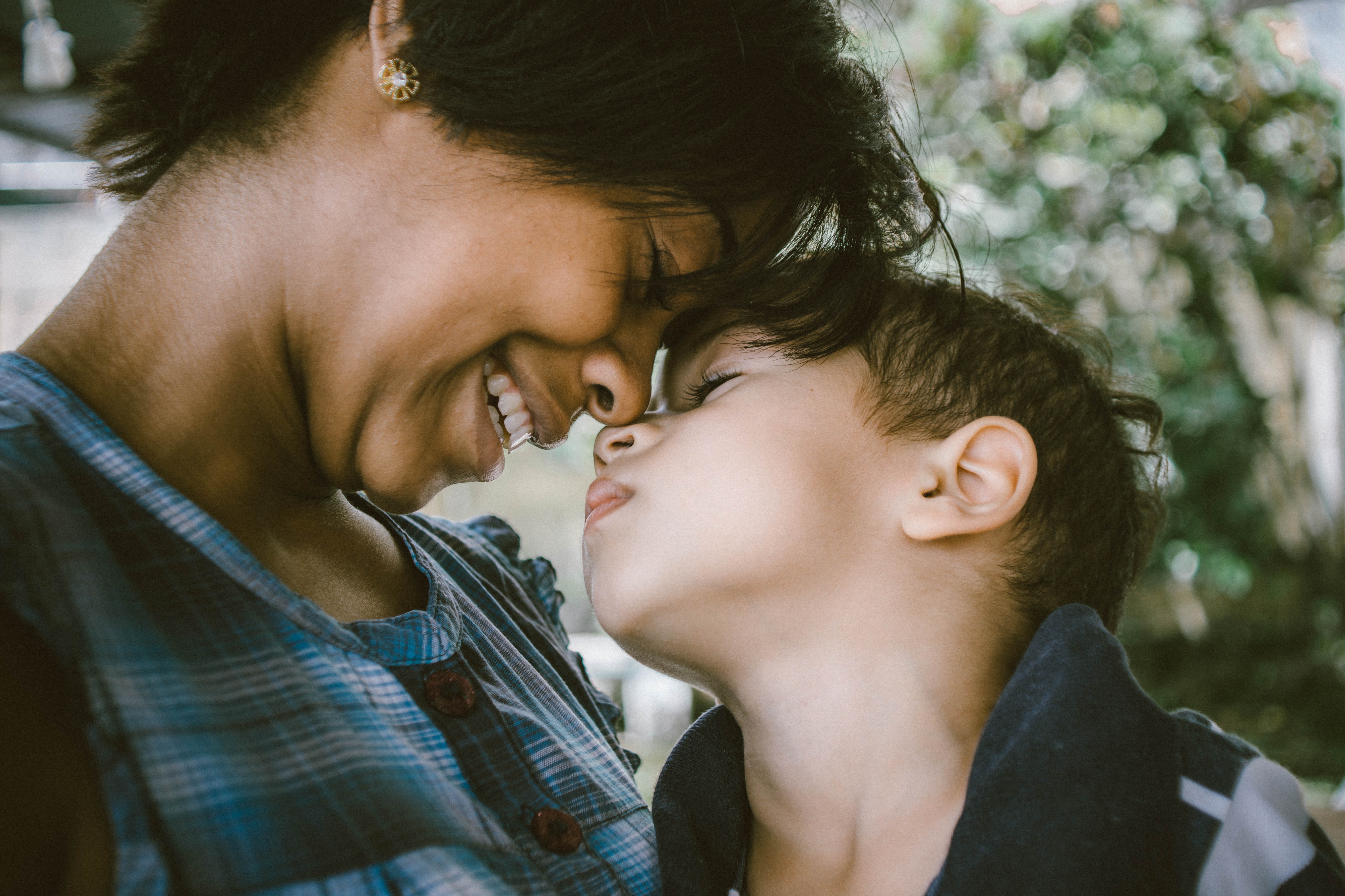 happy mom and kid called to thrive